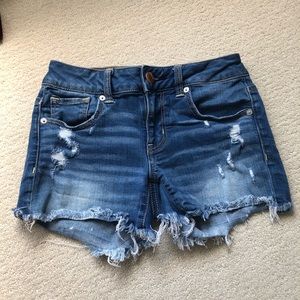 american eagle denim shorts